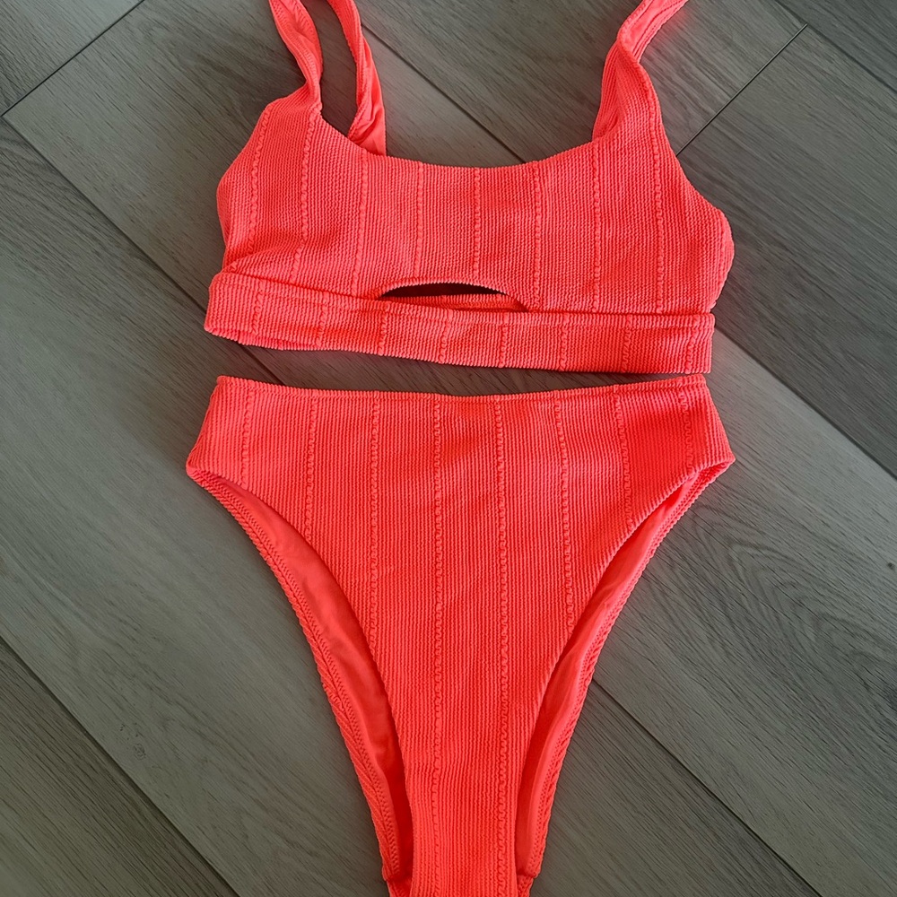 Aerie Bright Orange Bikini Bottom